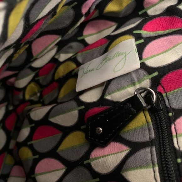 Black Vera Bradley Microfiber Bag - Picture 10 of 14